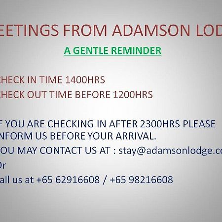 Adamson Lodge Singapore Buitenkant foto
